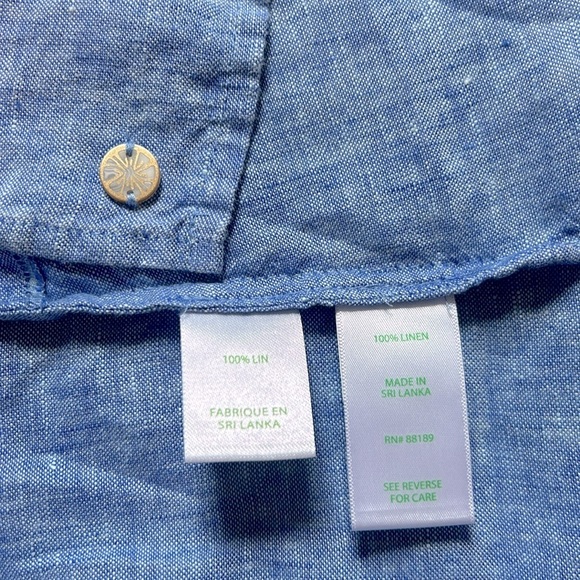 Lilly Pulitzer Pilar Tunic 3/4 Sleeve Linen Dress
Beckon Blue Size Small - Picture 13 of 13